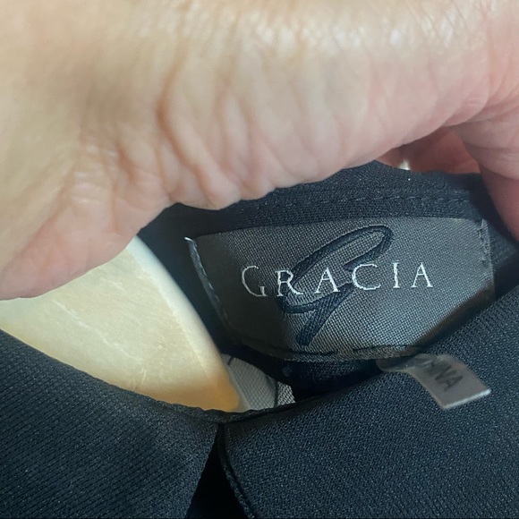 Garcia Top black pleated blouse small - Picture 8 of 15